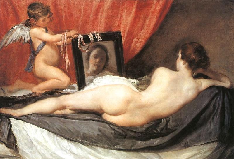Diego Velazquez The Toilette of Venus Norge oil painting art